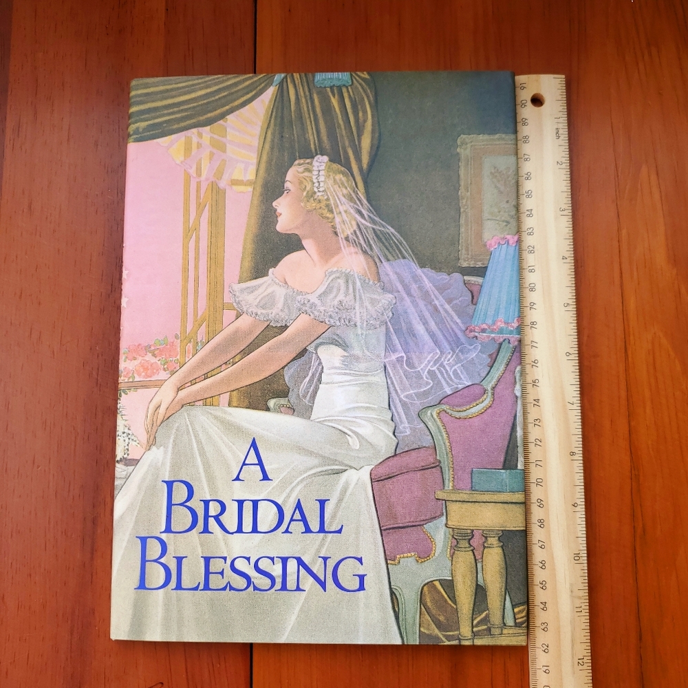 A BRIDAL BLESSING Classic Color Wedding Plates BRAND NEW Book Gift for Bride